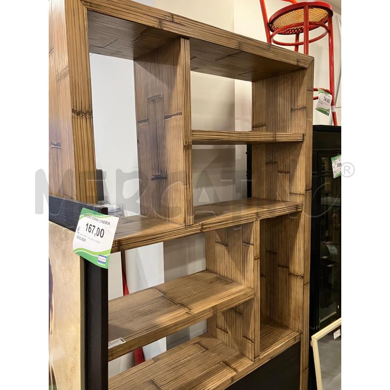 LIBRERIA 2SP MIELE BLACK BARTOLI  | Mercatino dell'Usato Roma eur 3