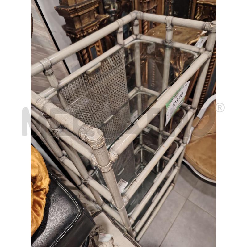 LIBRERIA BAMBO GRI 5R VETRO | Mercatino dell'Usato Roma eur 2