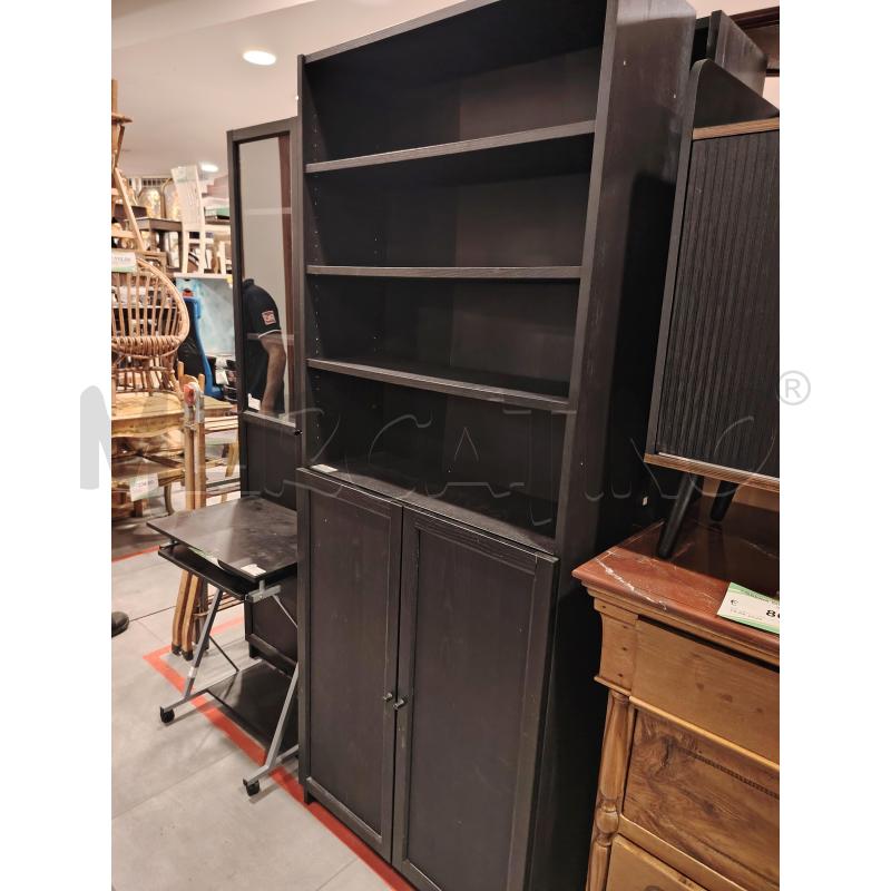 LIBRERIA BILLY NERA 4 RIP 2SP | Mercatino dell'Usato Roma eur 1