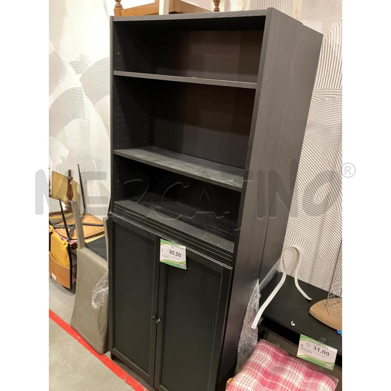 LIBRERIA BILLY NERA 4 RIP 2SP | Mercatino dell'Usato Roma eur 1