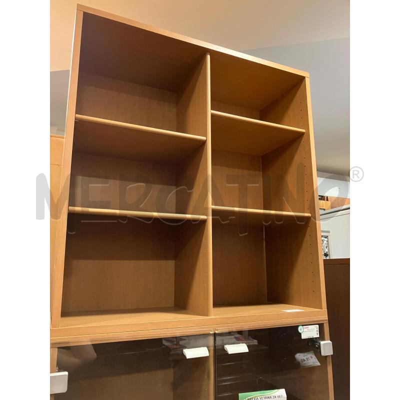 LIBRERIA LEGNO 6 VANI  | Mercatino dell'Usato Roma eur 1