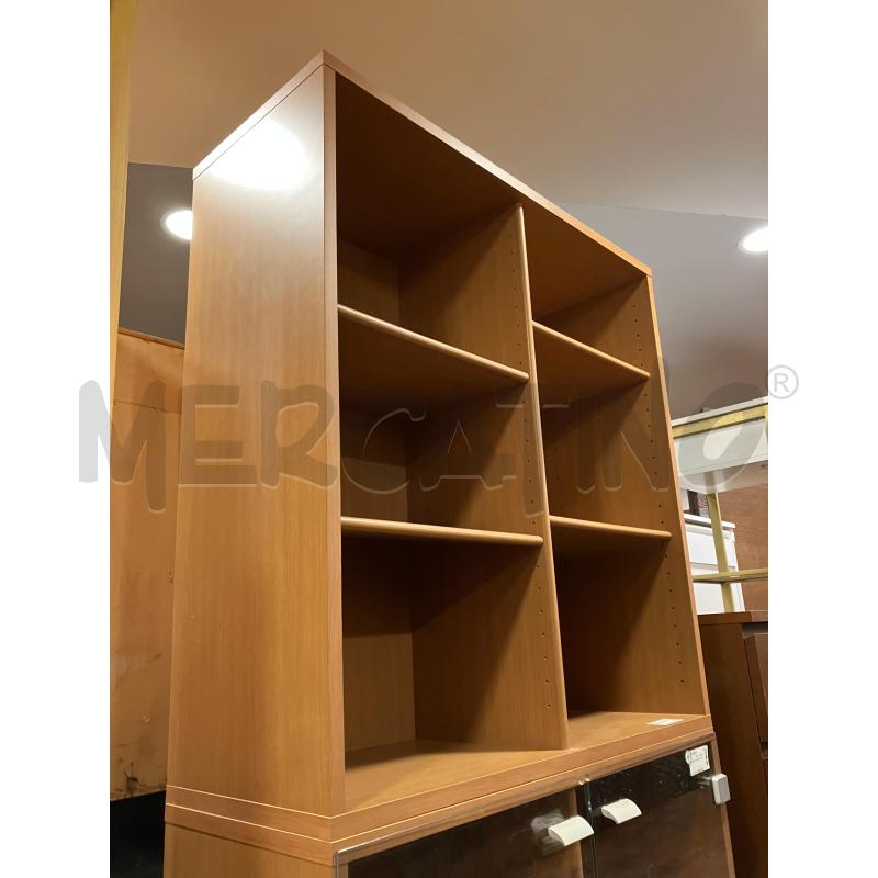 LIBRERIA LEGNO 6 VANI  | Mercatino dell'Usato Roma eur 2