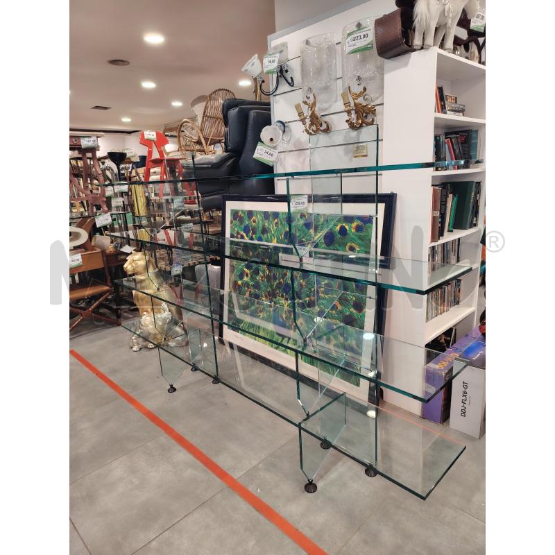 LIBRERIA VETRO 250X165 3 RIP | Mercatino dell'Usato Roma eur 1