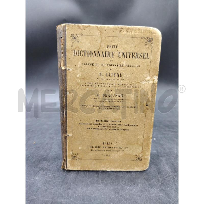LIBRO PETIT DICTIONNAIRE UNIVERSEL  | Mercatino dell'Usato Roma eur 1