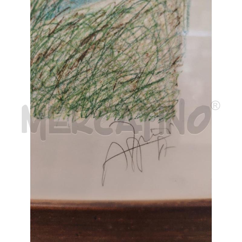 LITOGRAFIA A FIRMA AZZINARI ALOE | Mercatino dell'Usato Roma eur 2