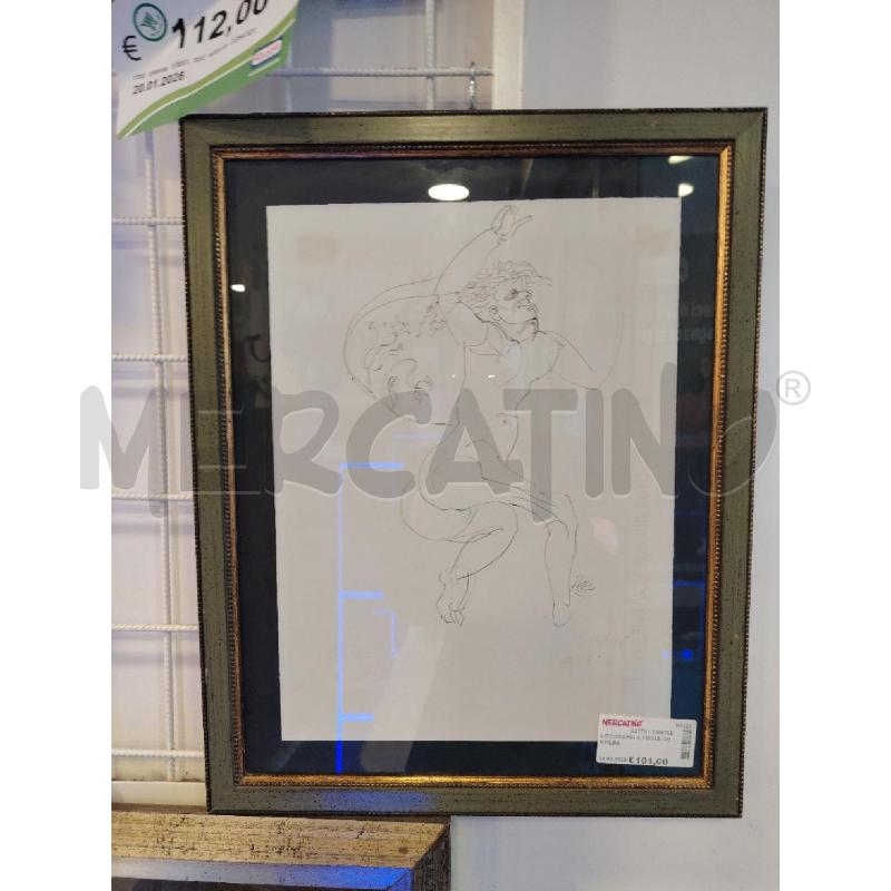 LITOGRAFIA A FIRMA GENTILINI  | Mercatino dell'Usato Roma eur 1