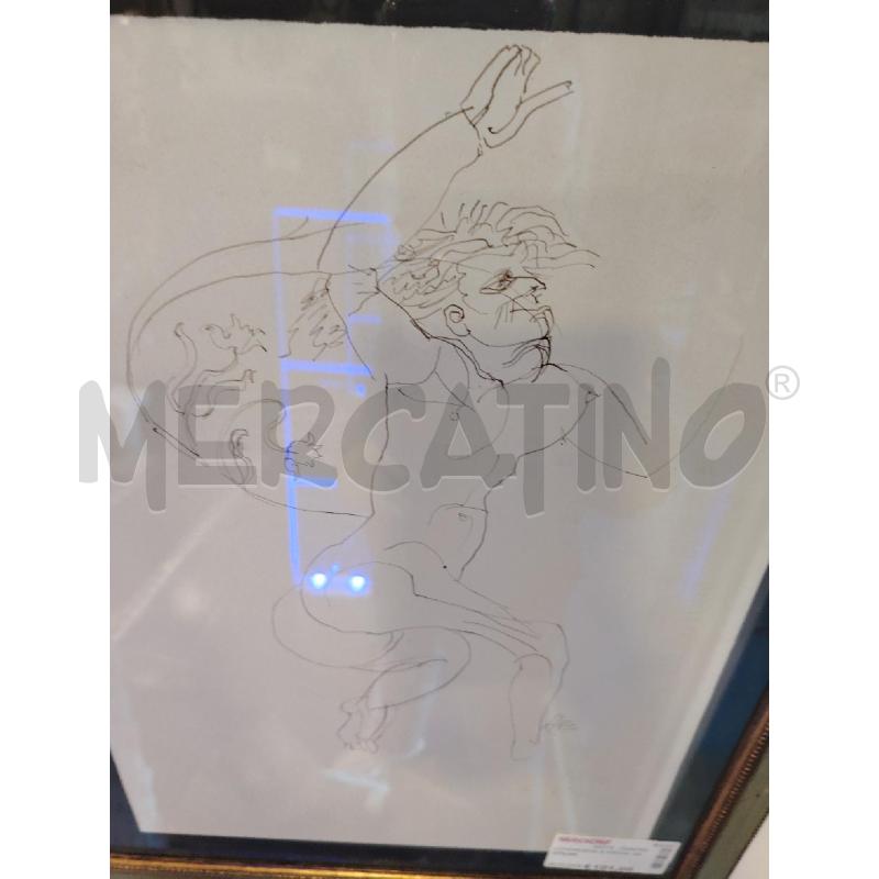 LITOGRAFIA A FIRMA GENTILINI  | Mercatino dell'Usato Roma eur 3