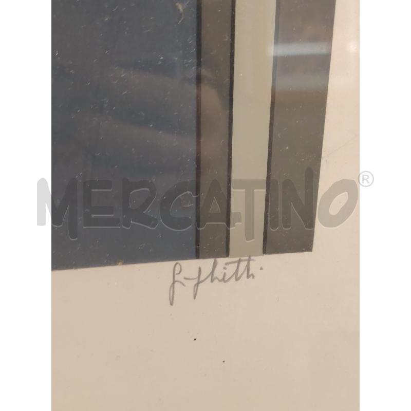 LITOGRAFIA A FIRMA GHETTI  | Mercatino dell'Usato Roma eur 2