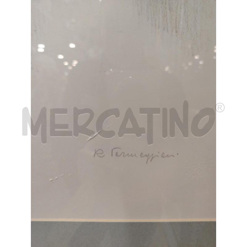 LITOGRAFIA A FIRMA PARMEGIANI  | Mercatino dell'Usato Roma eur 2
