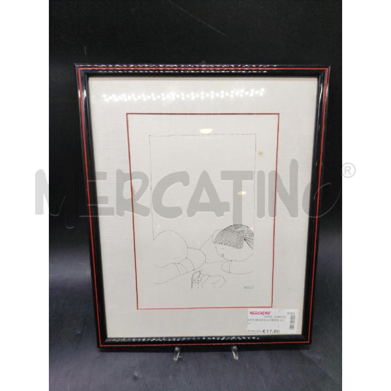 LITOGRAFIA A FIRMA SOLI  | Mercatino dell'Usato Roma eur 1