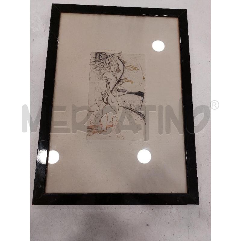 LITOGRAFIA FIGURE ASTRATTE P/A  | Mercatino dell'Usato Roma eur 1
