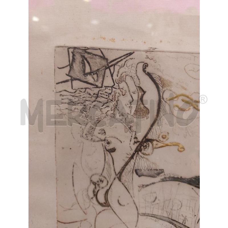 LITOGRAFIA FIGURE ASTRATTE P/A  | Mercatino dell'Usato Roma eur 4