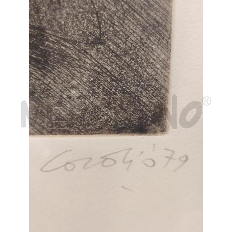 LITOGRAFIA FOGLIE TONI SCURI | Mercatino dell'Usato Roma eur 2