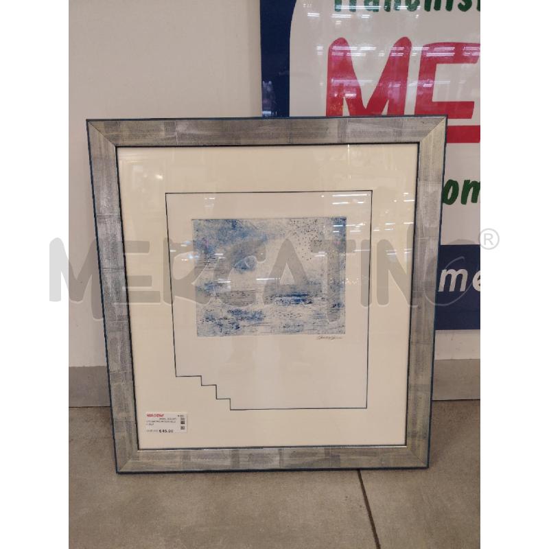 LITOGRAFIA FONDO BLU C BLU | Mercatino dell'Usato Roma eur 1