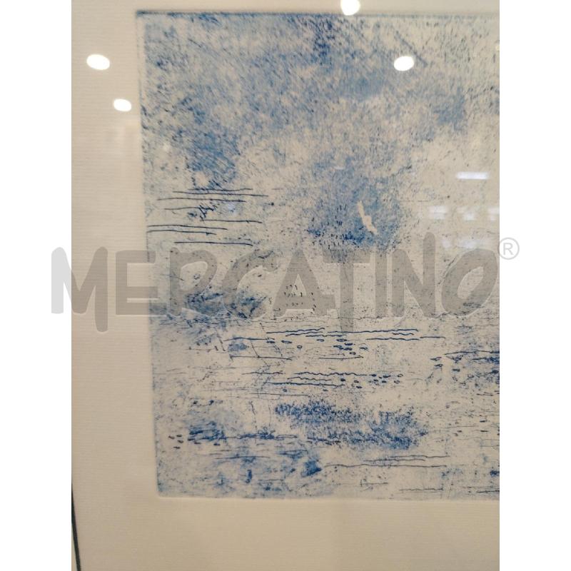 LITOGRAFIA FONDO BLU C BLU | Mercatino dell'Usato Roma eur 3