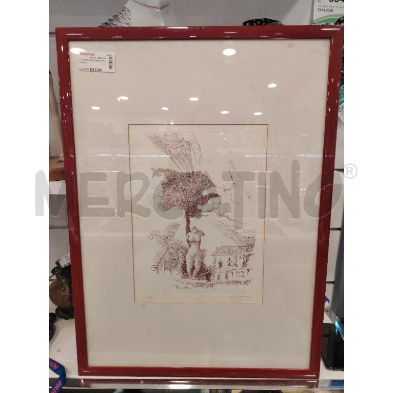 LITOGRAFIA INCHIOSTRO ROSSO | Mercatino dell'Usato Roma eur 1