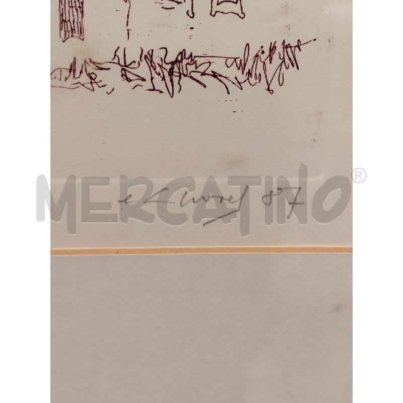 LITOGRAFIA INCHIOSTRO ROSSO | Mercatino dell'Usato Roma eur 3
