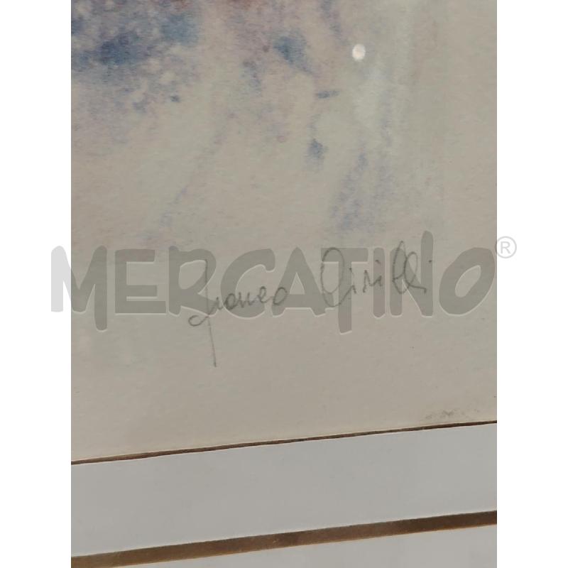 LITOGRAFIA SIGNORA ELEGANTE A FIRMA CIRILLI | Mercatino dell'Usato Roma eur 3