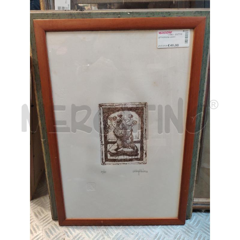 LITOGRAFIA VASO  | Mercatino dell'Usato Roma eur 1