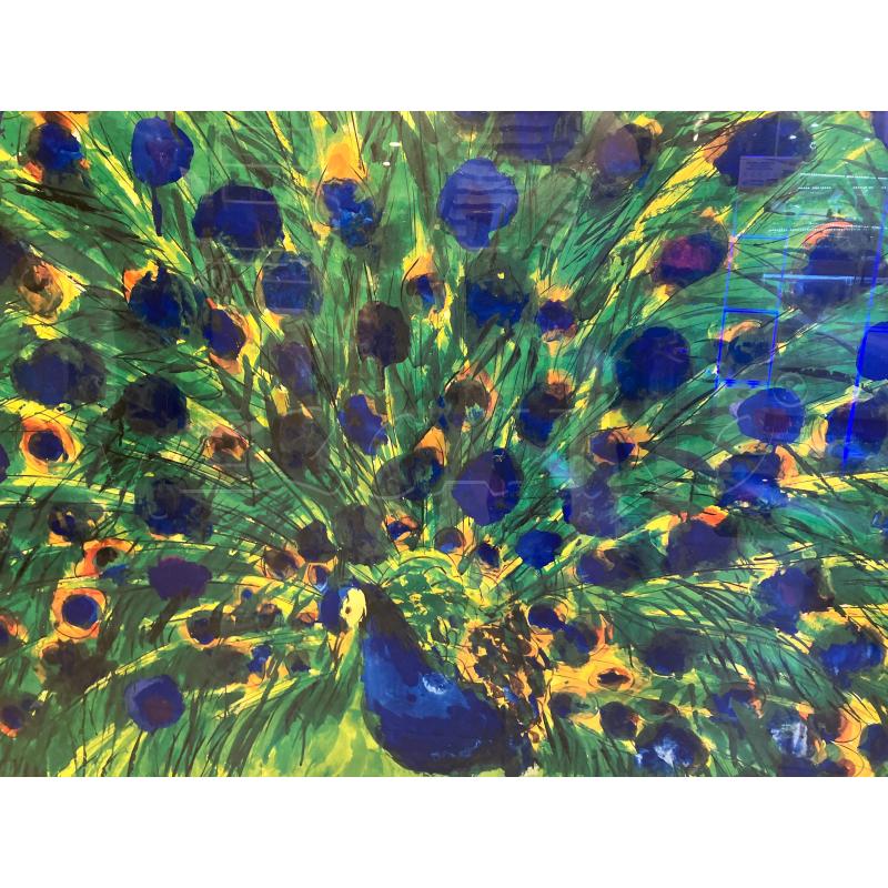 LITOGRAFIA WALLASE TING PEACOCK | Mercatino dell'Usato Roma eur 2