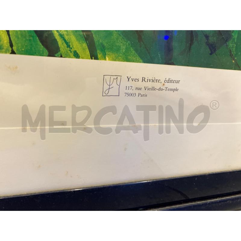 LITOGRAFIA WALLASE TING PEACOCK | Mercatino dell'Usato Roma eur 3