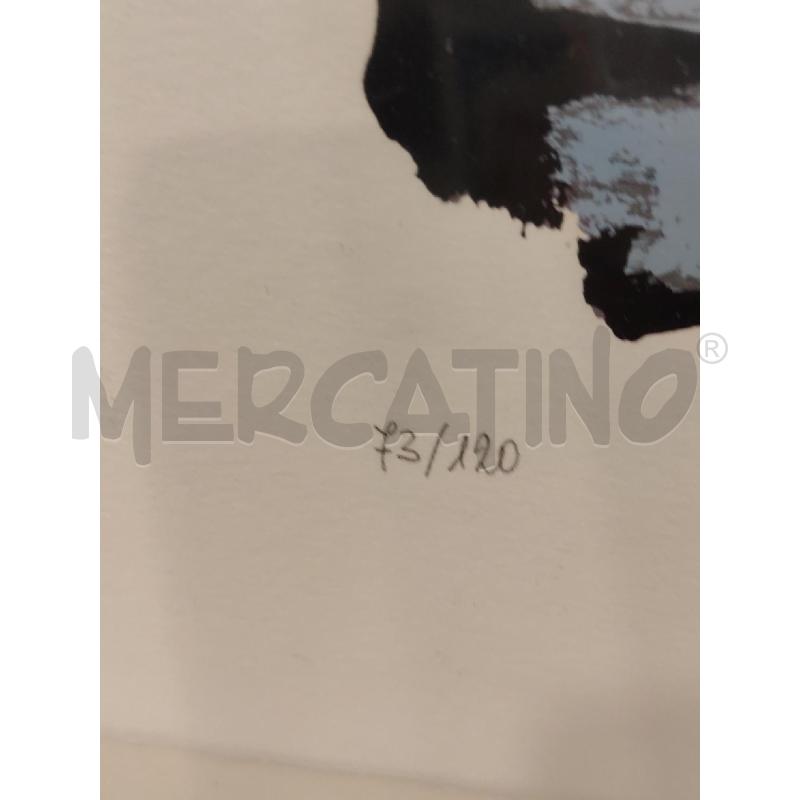 LITOGRAFIA  A FIRMA CANTATORE CANDELA  | Mercatino dell'Usato Roma eur 4