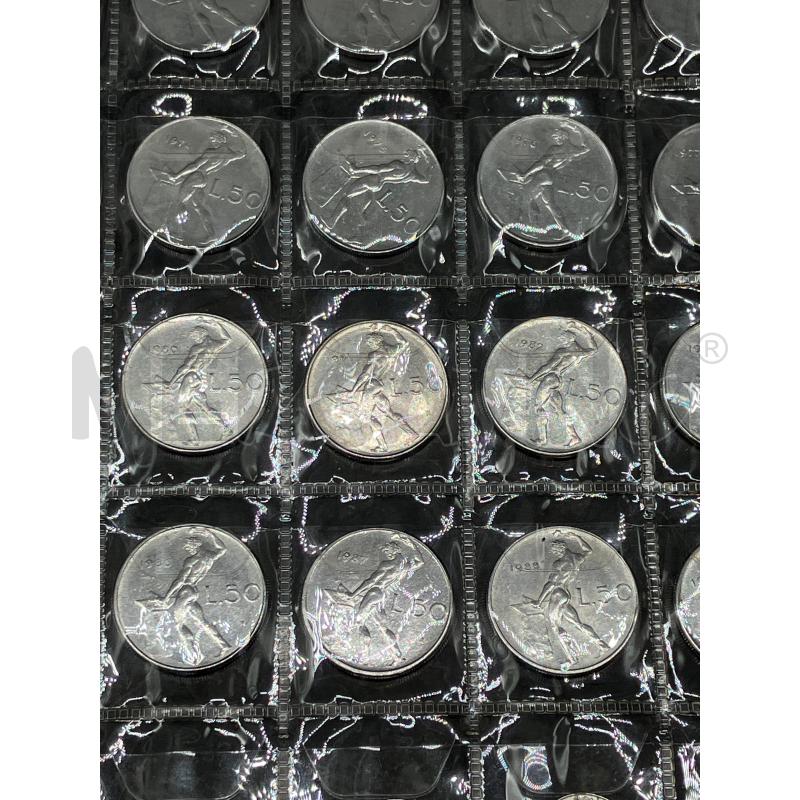 LOTTO 50 LIRE COMPLETO 1954-1989/95 | Mercatino dell'Usato Roma eur 2