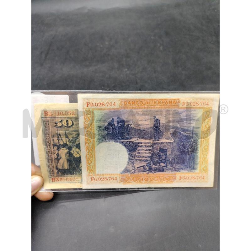 LOTTO BANCONOTE SPAGNOLE ANNI '20 | Mercatino dell'Usato Roma eur 1