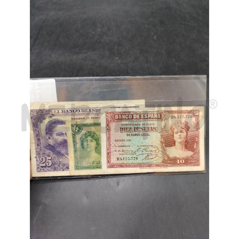 LOTTO BANCONOTE SPAGNOLE ANNI '30 | Mercatino dell'Usato Roma eur 1