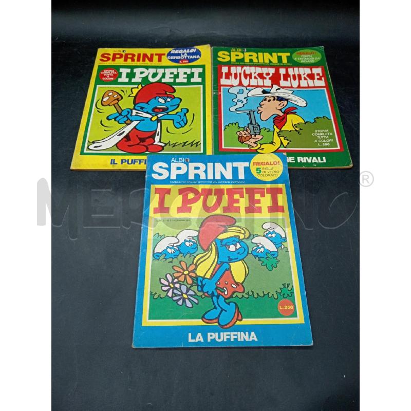 LOTTO FUMETTI I PUFFI GLI ALBI SPRINT | Mercatino dell'Usato Roma eur 1