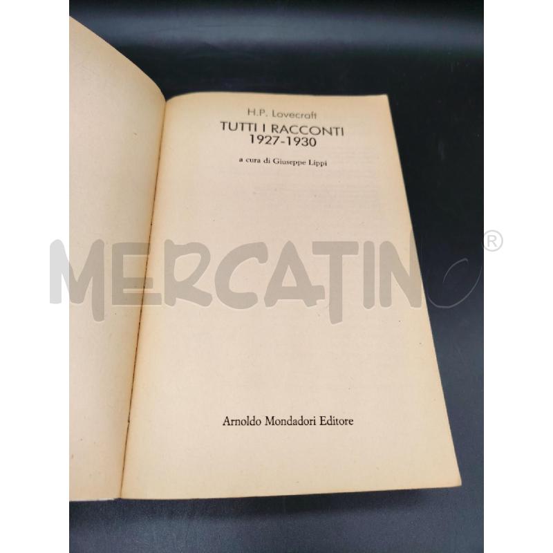 LOVECRAFT TUTTI I RACCONTI 1927-1930 | Mercatino dell'Usato Roma eur 4