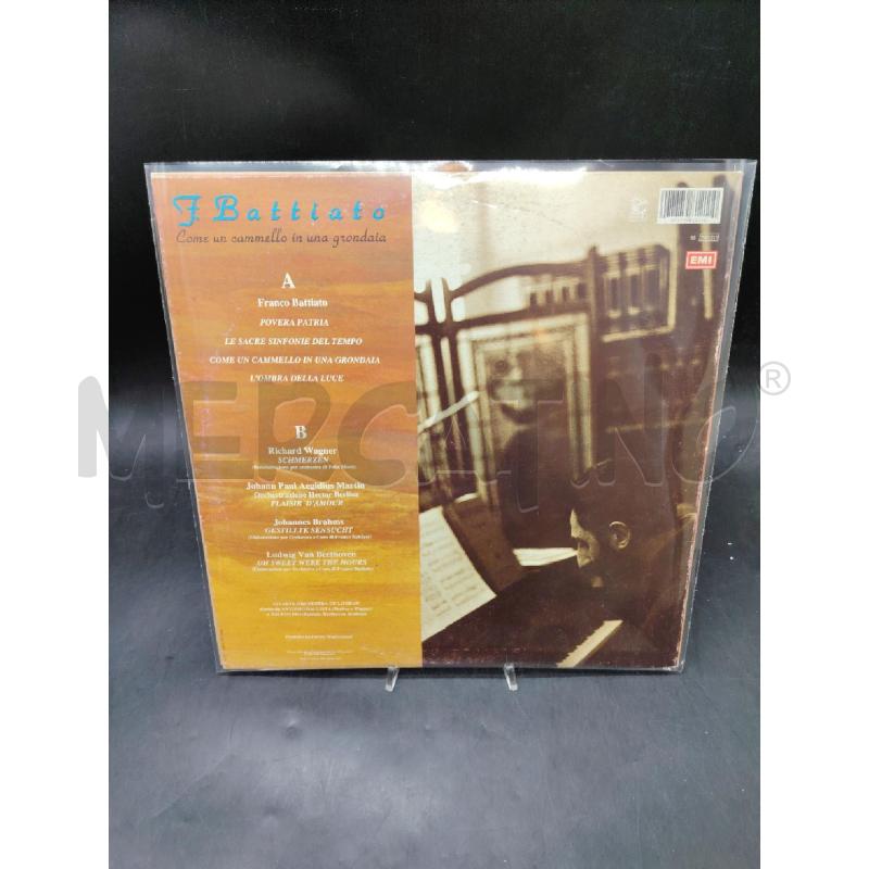 LP FRANCO BATTIATO COME UN CAMMELLO IN UNA GRONDAIA | Mercatino dell'Usato Roma eur 2