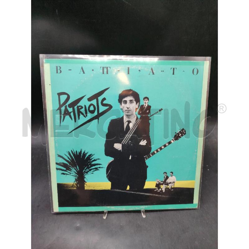 LP FRANCO BATTIATO PATRIOTS | Mercatino dell'Usato Roma eur 1