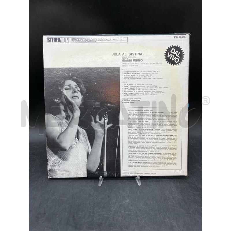 LP GIANNI FERRIO JULA AL SISTINA | Mercatino dell'Usato Roma eur 2