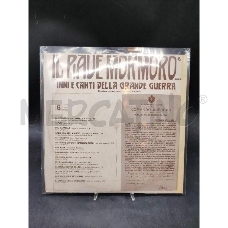 LP IL PIAVE MORMORO | Mercatino dell'Usato Roma eur 2