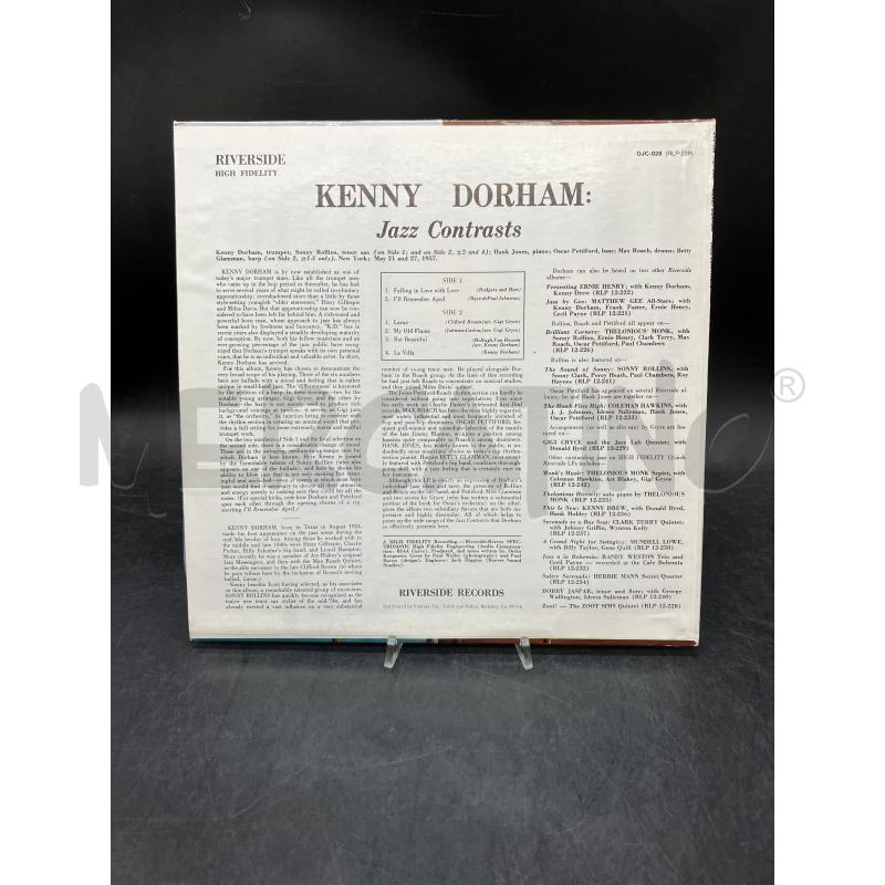 LP JAZZ CONTRASTS KENNY DORHAM | Mercatino dell'Usato Roma eur 2