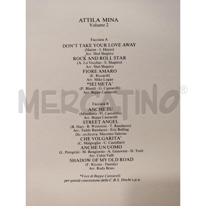 LP MINA ATTILA | Mercatino dell'Usato Roma eur 5