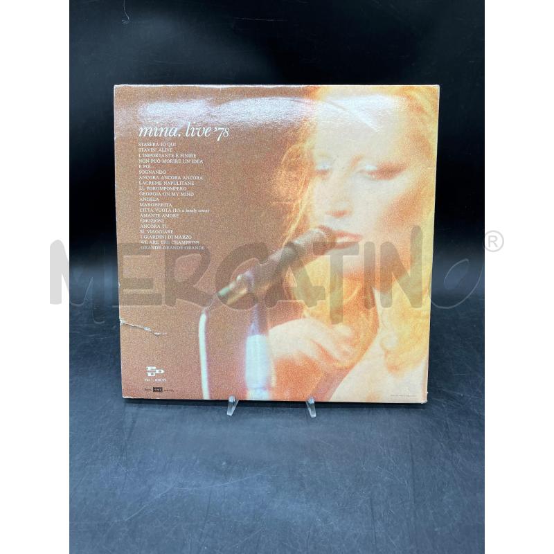 LP MINA LIVE '78 | Mercatino dell'Usato Roma eur 2