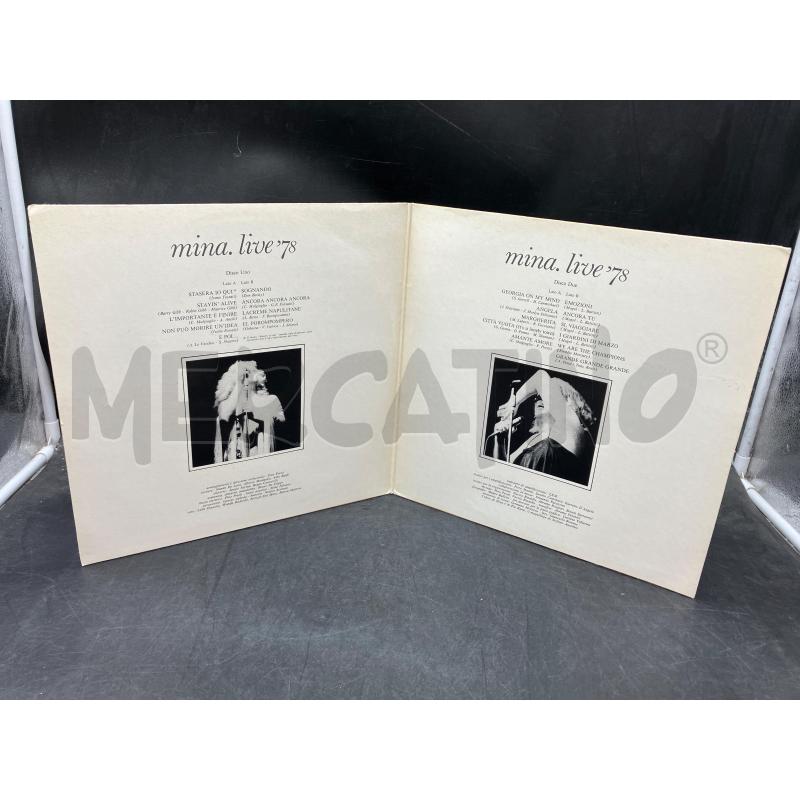 LP MINA LIVE '78 | Mercatino dell'Usato Roma eur 3