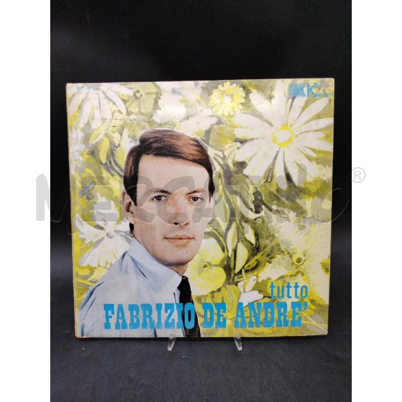 LP TUTTO FABRIZIO DE ANDRE' | Mercatino dell'Usato Roma eur 1