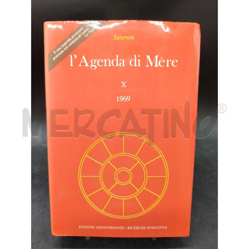 L'AGENDA DI MÈRE 1969 VOL 10 | Mercatino dell'Usato Roma eur 1