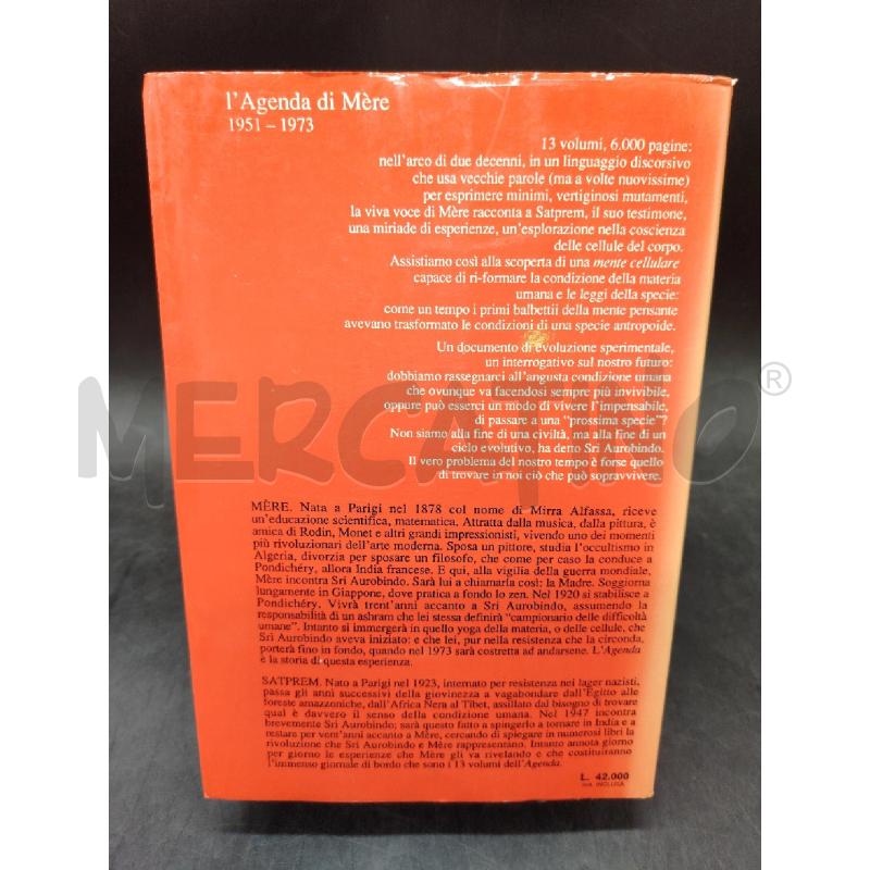 L'AGENDA DI MÈRE 1969 VOL 10 | Mercatino dell'Usato Roma eur 2