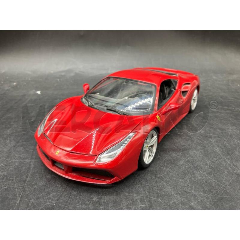 MACCHINA BURAGO FERRARI 488 GTB  SCALA 1/18 | Mercatino dell'Usato Roma eur 1