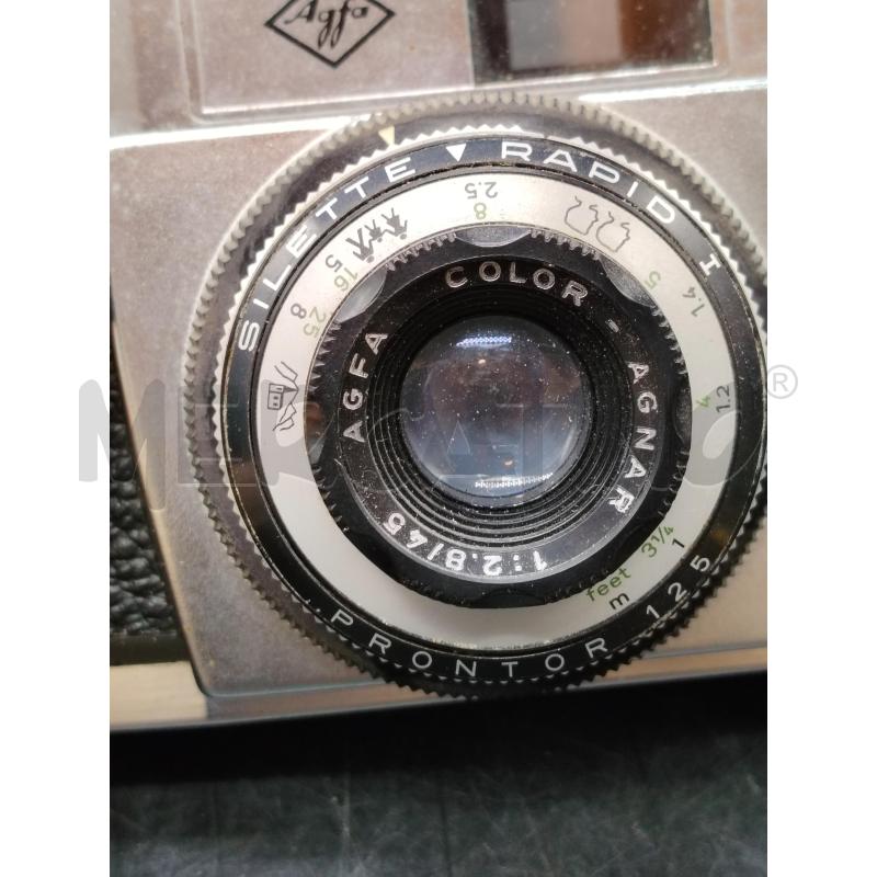 MACCHINA FOTOGRAFICA AGFA SILETTE RAPID I | Mercatino dell'Usato Roma eur 2
