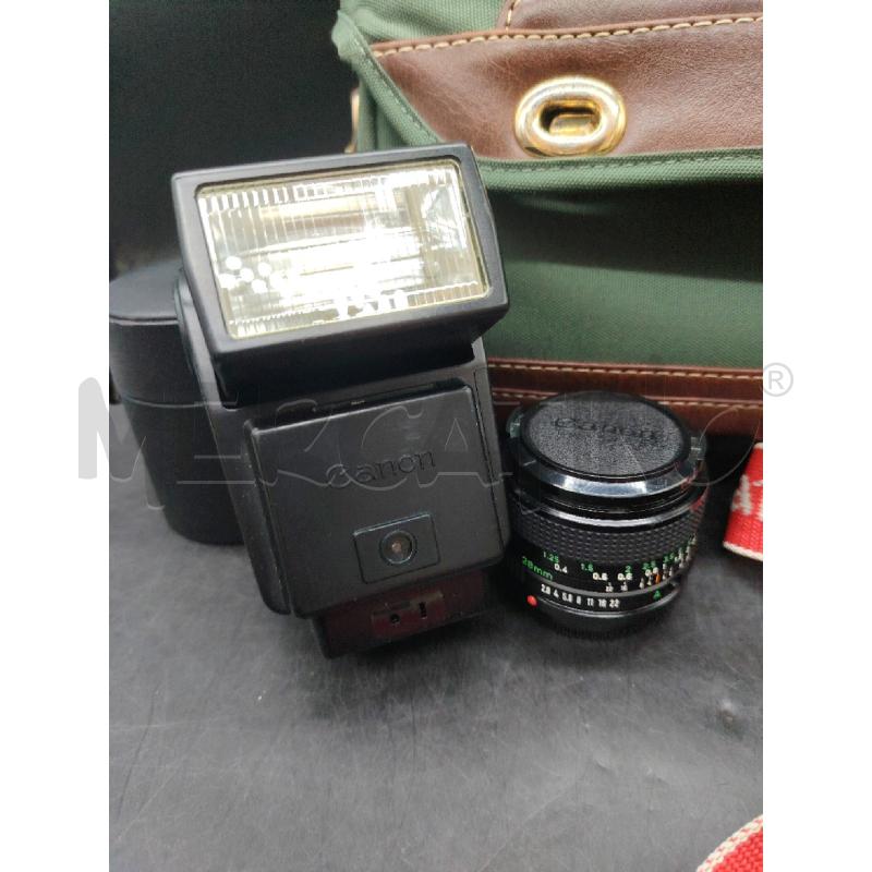 MACCHINA FOTOGRAFICA CANON A-1 + ACC | Mercatino dell'Usato Roma eur 5