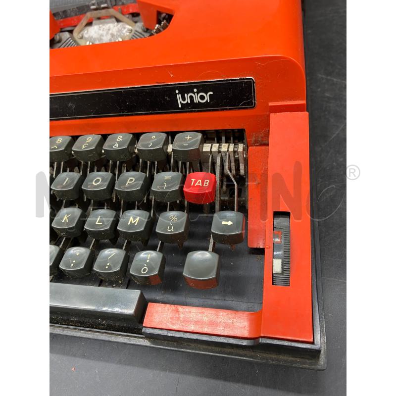 MACCHINA  DA SCRIVERE SPERRY REMINGTONE JUNIOR ARANCIO | Mercatino dell'Usato Roma eur 4