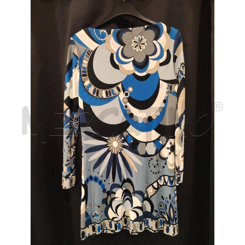 MAGLIA D EMILIO PUCCI FANT FIORE BIA BLU + CINTA | Mercatino dell'Usato Roma eur 4