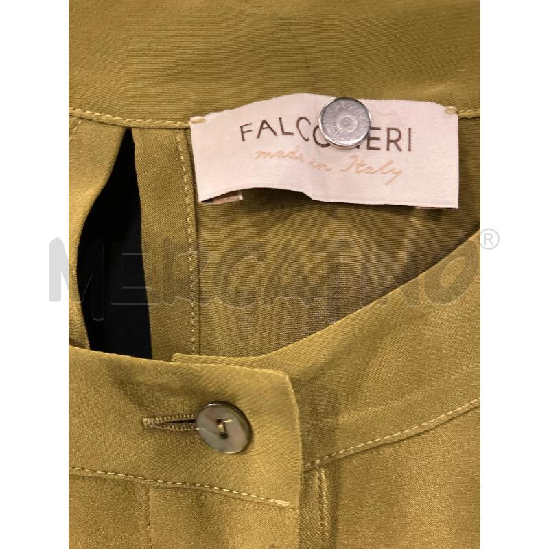 MAGLIA D FALCONERI SETA VERDE | Mercatino dell'Usato Roma eur 2