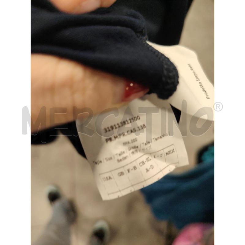 MAGLIA D MARELLA BLU MANICHE TRASP COSTE | Mercatino dell'Usato Roma eur 2