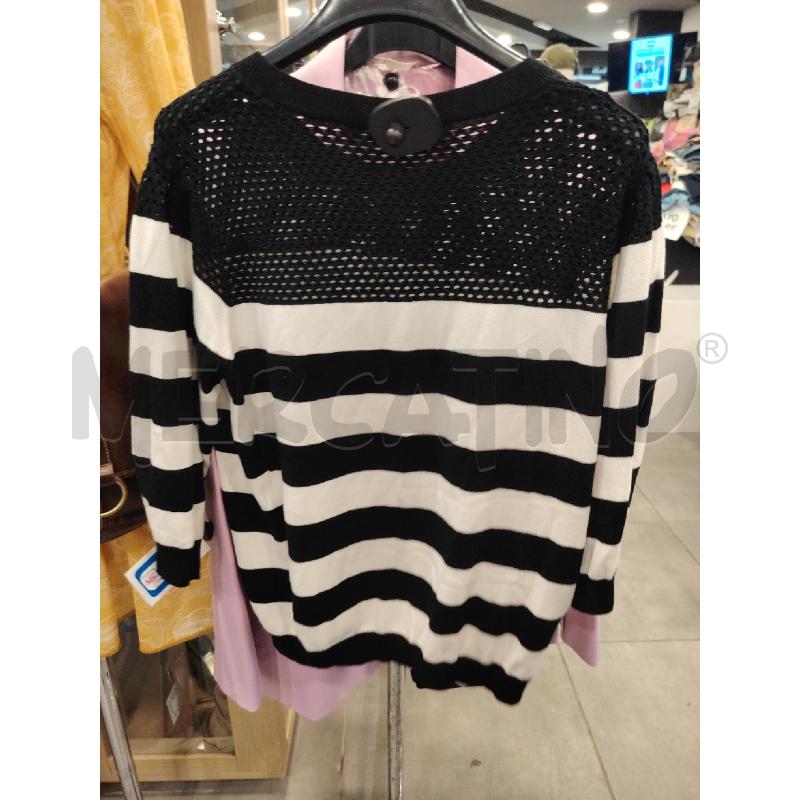 MAGLIA D MARELLA RIGHE BIA NE TRAF SCOLLO | Mercatino dell'Usato Roma eur 3